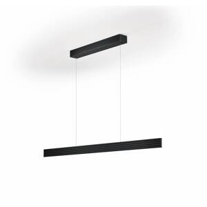 Závesné svietidlo LED Fara, dĺžka 132 cm hore/dole čierna