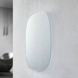 Lucande LED zrkadlo Celestiel, oválne, vyhrievané, CCT, 60 cm
