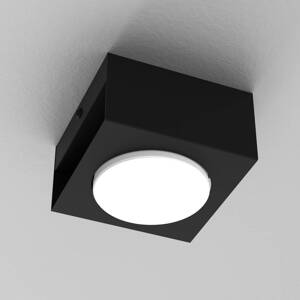 Downlight Ian v čiernej, 1-plameňové
