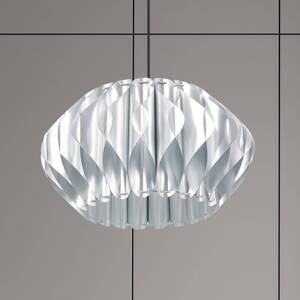 Závesné svietidlo Serenity plast, strieborná