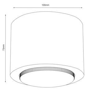Envostar Ernest downlight GX53 z dreva, okrúhle