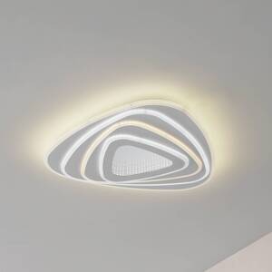 Lindby stropné LED svetlo Rebeka, 48x49cm, CCT, diaľkové ovládanie