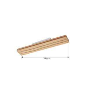 Stropné svietidlo Lucande LED Silja, 13 W, drevo, 100 cm