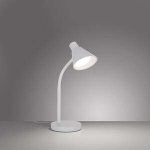 JUST LIGHT. LED stolová lampa Pixie, plast, biela