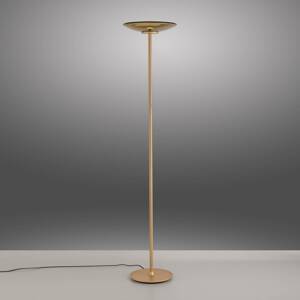 PURE LED stojacia lampa Moon bronzová farba hliník/sklo stmievač