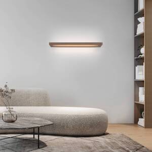 PURE LED nástenné svietidlo Puro bronz šírka 50 cm hliníkový stmievač