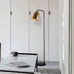 Stojacia lampa Tattoo 4091 zlatá antická/čierna, kov výška 120 cm
