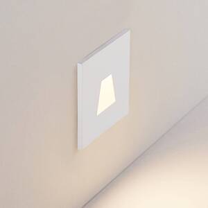 Molto Luce LED vstavané svietidlo Wall 68R IP44 SQ, biele, hliník, CCT