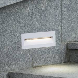 Lucande LED nástenné svietidlo Loya, biele, hliník, 22 cm