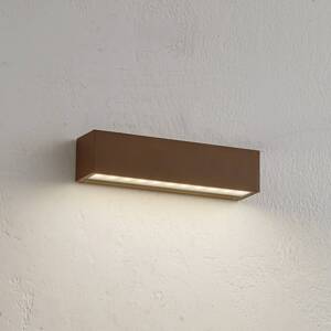 Lucande LED vonkajšie nástenné svietidlo Lengo, 25 cm, bronz, 1 svietidlo.