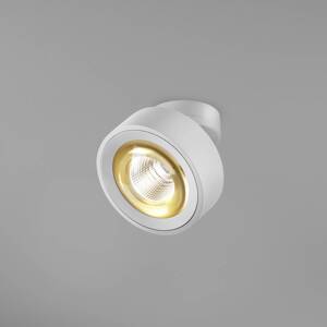 Egger LED reflektor Clippo Optic, biely/zlatý, Ø 12 cm, DTW
