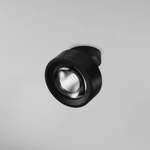 Egger LED reflektor Clippo Optic, čierny/čierny, Ø 12 cm, DTW