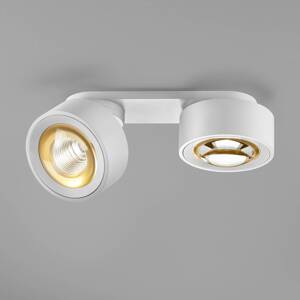 Egger LED reflektor Clippo Optic Duo, biely/zlatý, 2 svetlá, DTW