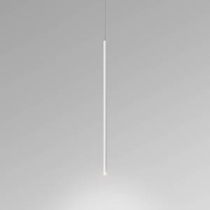 Závesné svietidlo Egger LED Spago 60 T, biele, Ø 1,4 cm, hliník