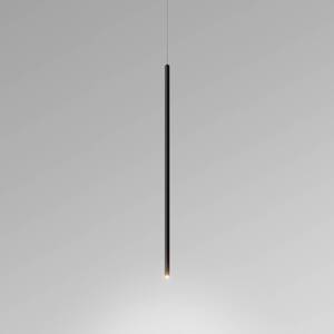 Závesné svietidlo Egger LED Spago 60 T, čierne, Ø 1,4 cm hliník
