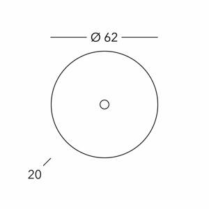 KOLARZ Nástenné svietidlo Moon, strieborná farba, Ø 62 cm, kov/sklo