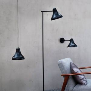 Dyberg Larsen stojacia lampa Tokyo, čierna, výška 155 cm, kov