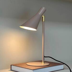 Dyberg Larsen stolová lampa DL12, béžová, výška 39,5 cm, kov