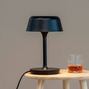 Stolová lampa Dyberg Larsen Valencia, čierna, výška 30 cm