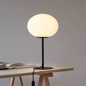Dyberg Larsen Princess stolová lampa, opál/čierna, 48,5 cm