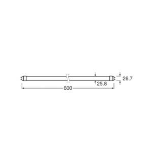 OSRAM LED žiarovka T8 6,6W trubica Bio-Lumilux 965 60cm