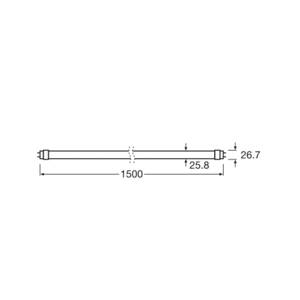 OSRAM LED žiarovka T8 17,6W trubica EEK A 840 150cm