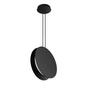 Závesné svietidlo Yo-Yo LED, čierne, 2 700 K, hliník, PMMA, stmievateľné