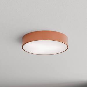 Stropné svietidlo Cleo 400, meď, senzor, IP54, Ø 40 cm, kov