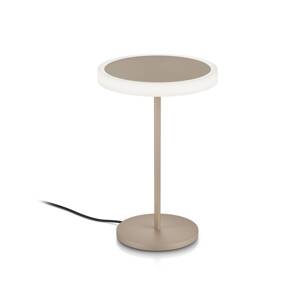 Stolná LED lampa Tilda, piesková metalíza, ovládanie gestami