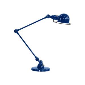 Stolná lampa Jieldé Signal SI333 s podstavcom, zafírovo modrá