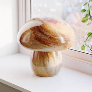 By Rydéns Mira Stolná lampa Mushroom, prírodná, sklo, E27