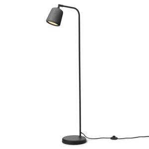 Stojacia lampa New Works Materiál, tmavosivá, betón, výška 125 cm