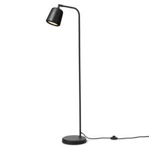 Stojacia lampa New Works Materiál, čierna, mramor, výška 125 cm