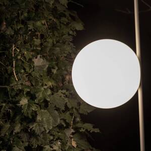 Vonkajšia stojacia lampa Karman Atmosphere, biela, 178 cm, plast