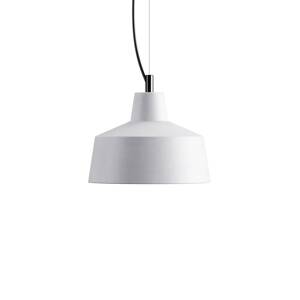 Závesné svietidlo Karman Gangster, biele, Ø 28 cm, keramika, E27