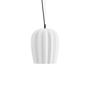 Závesné svietidlo Karman Sahara, biele, Ø 29 cm, keramika, E27