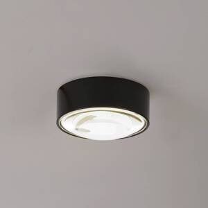 Lindby LED-Downlight Siaka, čierna, kov, Ø 5 cm, IP65
