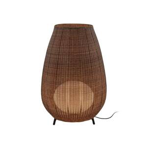 Bover LED terasové svetlo Amphora, 123 cm grafitovo hnedá/hnedá