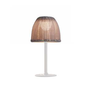 Podstavná lampa Bover LED Atticus, výška 40 cm, prírodná biela/béžová
