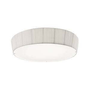 Stropné svietidlo Bover LED Plafonet, Ø 95 cm, biele, hliník/látka