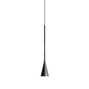 Bover LED závesné svietidlo Skybell Plus, čierne, Ø 6 cm
