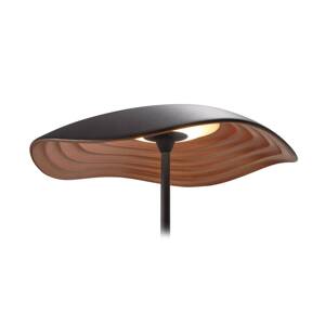 Stolová lampa Bover LED Valentina M/29, čierna/medená farba