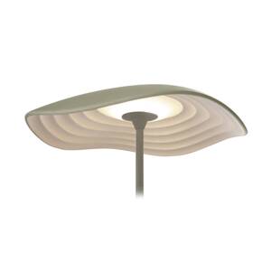 Stolová lampa Bover LED Valentina M/29, olivovo sivá/biela
