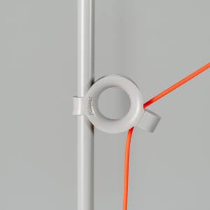 midgard LED stojacia lampa AYNO XL, sivá/oranžová, 3 000 K 290 cm