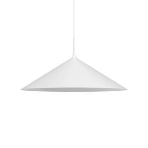 Závesné svietidlo Capital, biele, 1 svetlo, Ø 60 cm, GX53