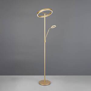 Stojacia lampa Willis LED, zlatá, výška 180 cm, kov, CCT, stmievač