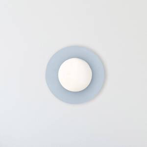 Stropné svietidlo Pixie, svetlomodré, Ø 25 cm, oceľ/plast