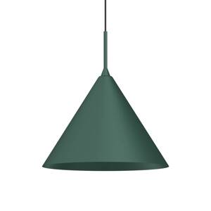 Závesné svietidlo Capital, zelené 1 svetlo, Ø 32 cm, GX53