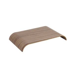 Podnos AYTM Curva, farba orech, 41 x 25 x 5 cm, drevo