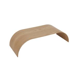 Podnos AYTM Curva, dubová farba, 62 x 25 x 16 cm, drevo